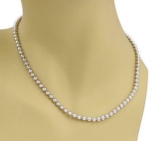 Cartier 3.00ct Diamond 18k White Gold Necklace