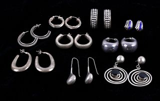 Navajo/ Mexican Sterling Silver Earring Collectio