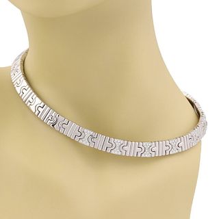 Bvlgari Parentesi Diamond 18k White Gold Collar