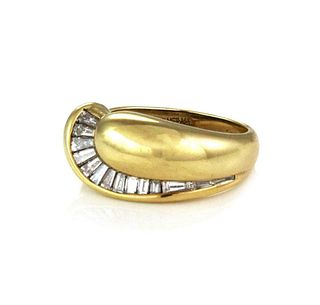Jose Hess 1.00ct Diamond 14k Yellow Gold Ring