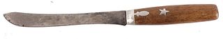 Pewter Inlaid Trade Knife circa 19th Century
