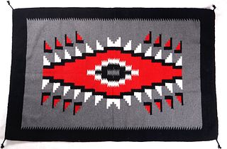 Navajo Style Two Grey Hills Large Wool Rug