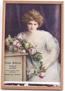 Frank McKeen Virginia City Advert. by Zula Kenyon