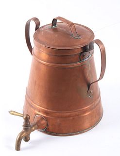 Somerville Copper Water Vessel Dispenser with Lid