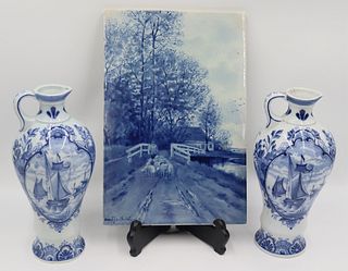 Grouping of Delft Pottery.