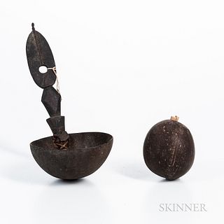 Two Admiralty Islands Coconut Implements