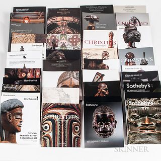 Collection of Tribal Auction Catalogs
