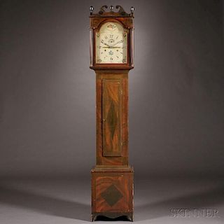 Riley Whiting/Rufus Cole Painted Tall Clock