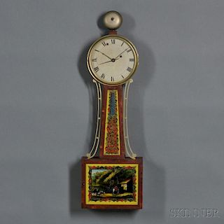 Aaron Willard Jr. Alarm Timepiece or "Banjo" Clock