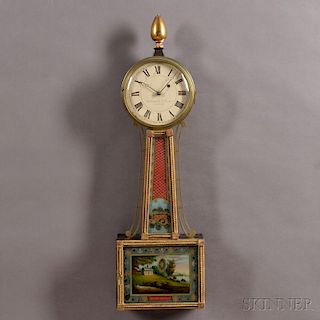 Lemuel Curtis Patent Timepiece "Banjo" Clock