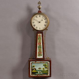 J. N. Dunning Patent Timepiece or "Banjo" Clock