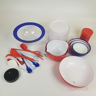 Approximately Thirty-nine Pieces of Scandinavian and Danish Modern Tableware and Cookware