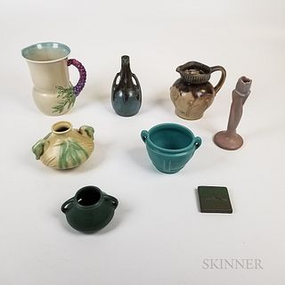 Eight Pieces of Studio Pottery