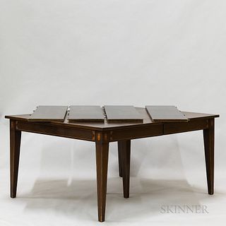 Federal-style Inlaid Mahogany Dining Table
