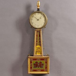 Nathaniel Munroe Patent Timepiece or "Banjo" Clock