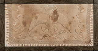 Folk Art Embroidered Spreadwing Eagle