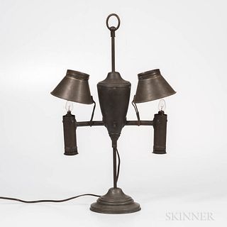 Tin Double-shade Lamp