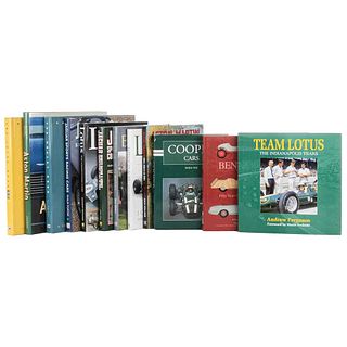 Automóviles de Alto Rendimiento. Cooper Cars/ Team Lotus/ The Competition Cars/ Aston Martin/ The Healey Book... Piezas: 12.
