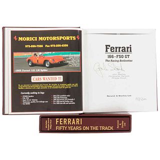 Starkey, John - Renwick, Christopher - Olcsyk, Philippe. Ferrari 166 - F50 GT/ Ferrari: Fifty Years on the Track. Firmados. Piezas: 2.
