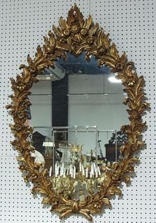 Gilt Carved Floral Mirror