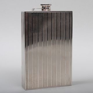 Akron & Co. Silver Flask
