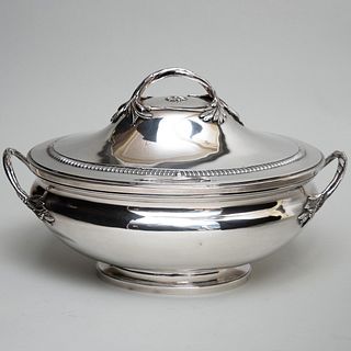 French Silver Tureen and Cover