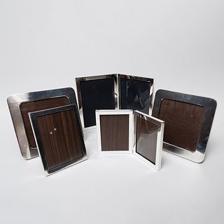 Group of Five Cartier Silver Frames