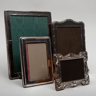 Group of Four English Silver Frames