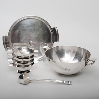 Group of Georg Jensen Silver Condiment Wares