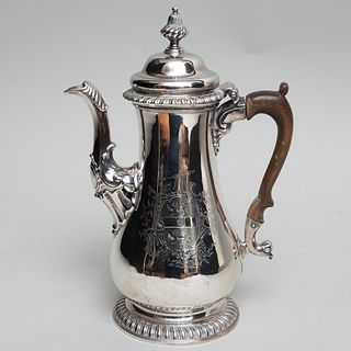 George II Silver Coffee Pot