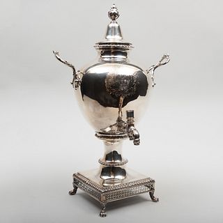 George III Silver-Gilt Tea Urn