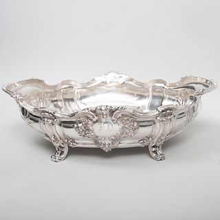 Large Bointaburet Silver Plate Centerbowl 