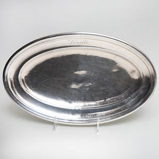 French Silver Plate Tray