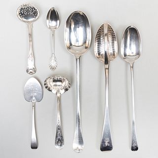 Assembled English and American Silver Flatware Service
