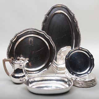 Group of English, Continental and Mexican Silver Wares