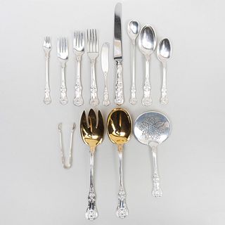 Tiffany & Co. Silver Flatware Service, in the 'English King' Pattern