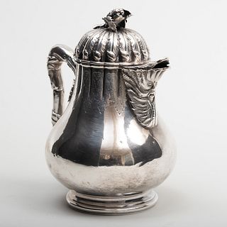 Jones, Ball & Co. Coin Silver Covered Pitcher