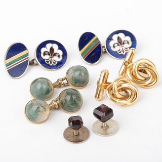 Miscellaneous Group of Three Cufflinks