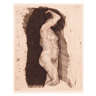 Käthe Schmidt Kollwitz, Standing Female Nude