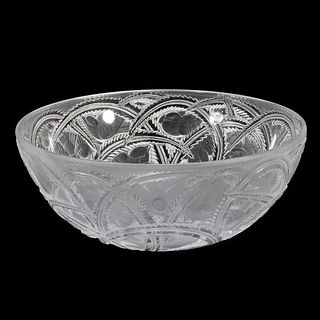 Lalique Crystal "Pinson Bird" Bowl