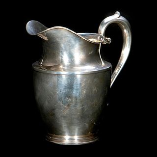 Sterling silver water jug