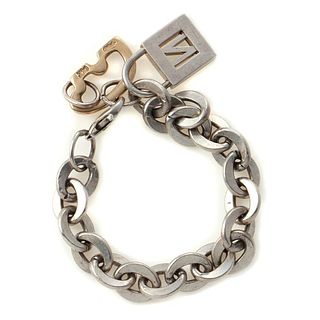 Golden Bear silver & gold bracelet with Tiffany lock
