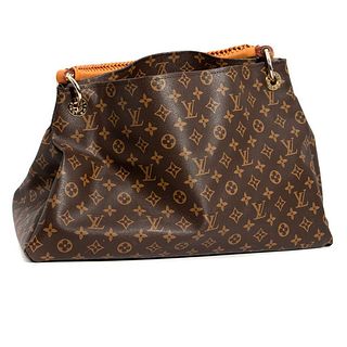 Louis Vuitton Artsy Hobo Mm canvas & leather tote