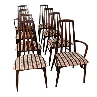 Set of 8 Koefoeds Hornslet Danish Rosewood Dining Chairs
