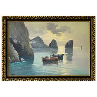 Carlo Ciappa Seascape Oil Painting