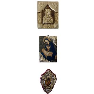 (3) Three Russian Icons