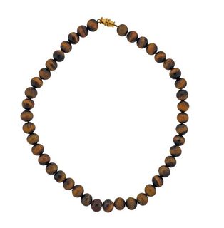 Tiger&#39;s Eye Bead Necklace