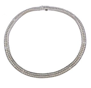 18K Gold Diamond 23.09ctw Necklace 