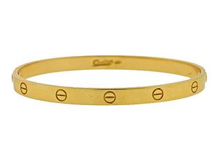 Cartier Vintage Love 18K Gold Bangle Bracelet