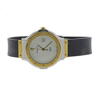 Hublot MDM 18k Gold Steel Watch 1391.2